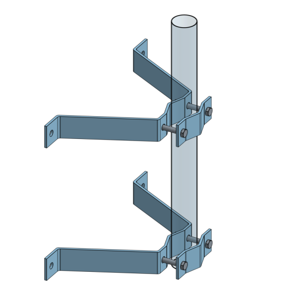 Комплект крепления мачты с выносом от стены 150 мм