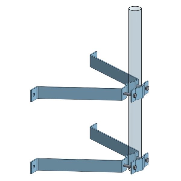 Комплект крепления мачты с выносом от стены 250 мм