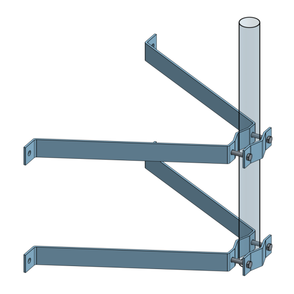 Комплект крепления мачты с выносом от стены 350 мм